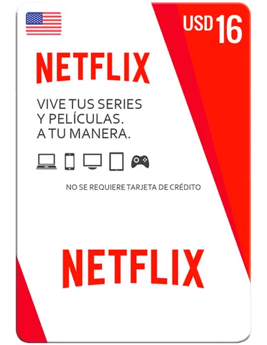 PIN Netflix 16 USD – USA